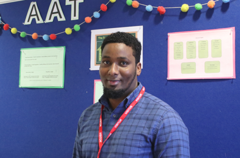 Ismail, a former Bury College Accounting Apprentice