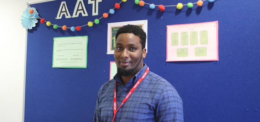 Ismail, a former Bury College Accounting Apprentice