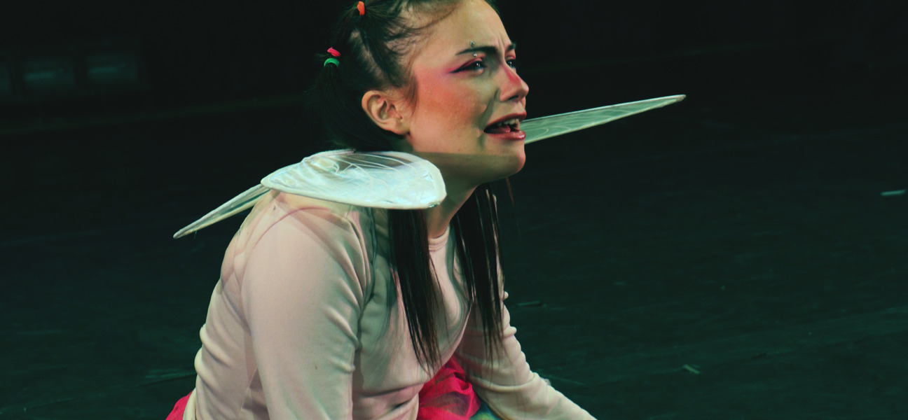 performing arts student dressed as a fairy