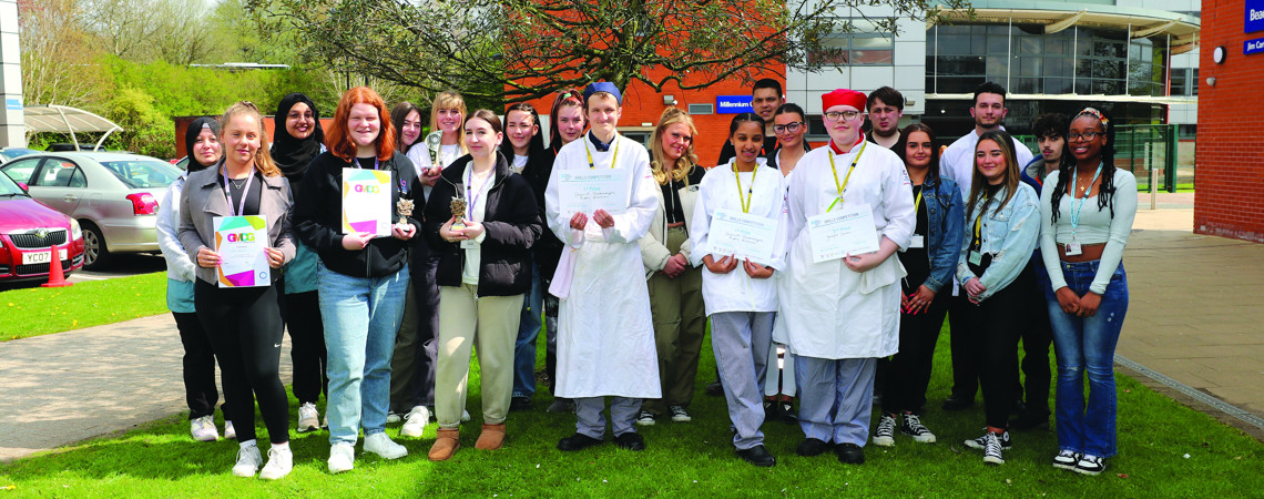 Bury College students group picture