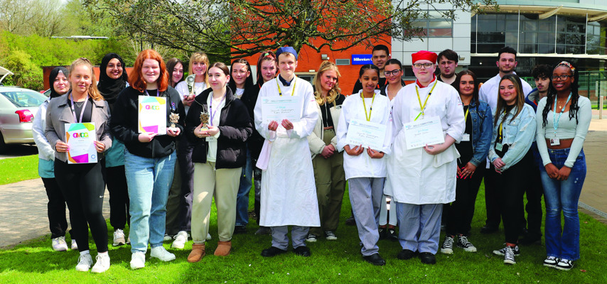 Bury College students group picture