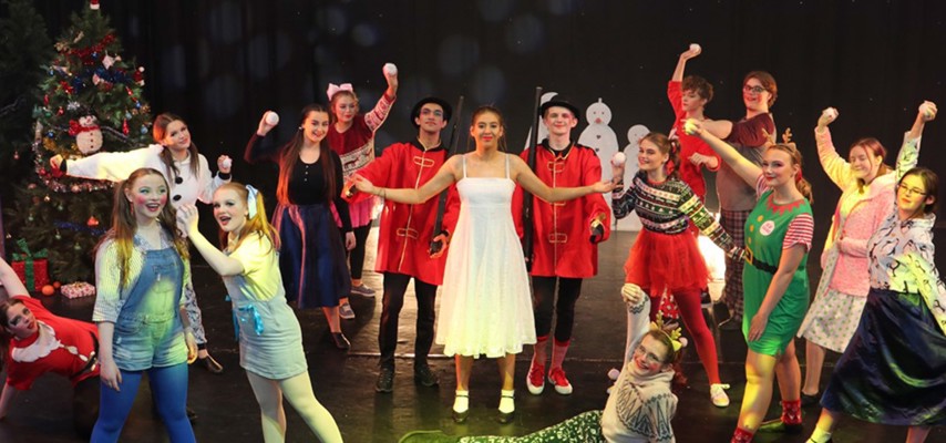 Performing Arts Students posing together