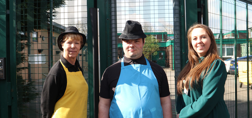Supported Internship student with new colleagues