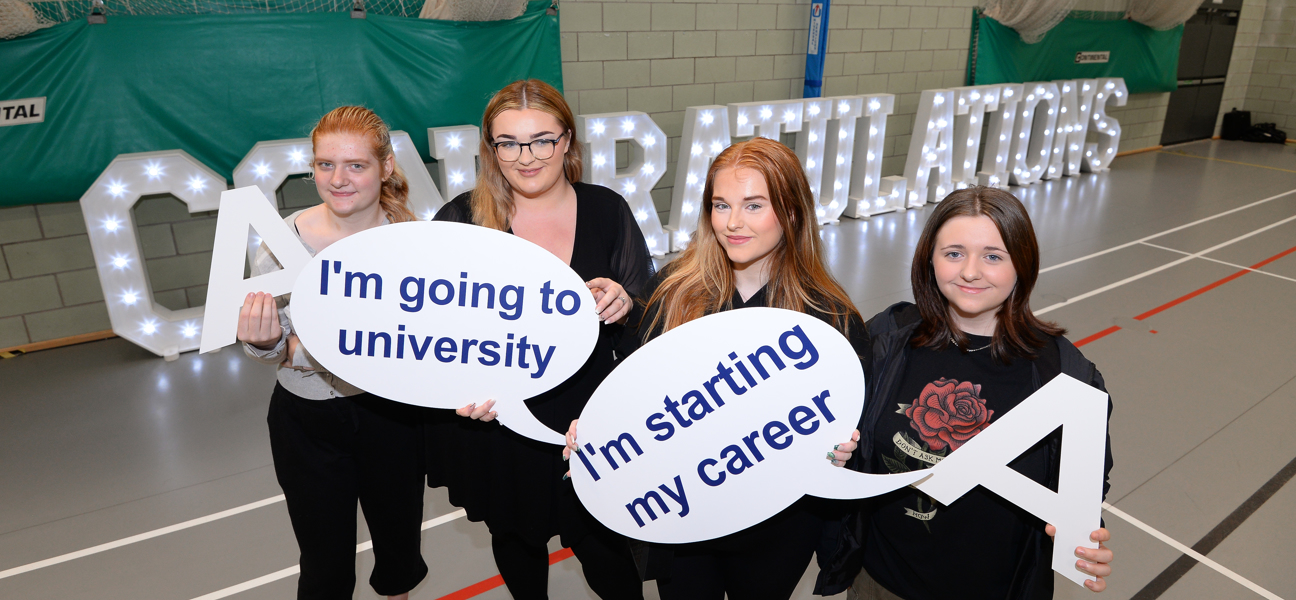 Students celebrate on Results Day