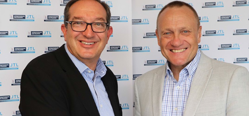 JTL Chief Executive, Jon Graham and Bury College Principal and Chief Executive, Charlie Deane