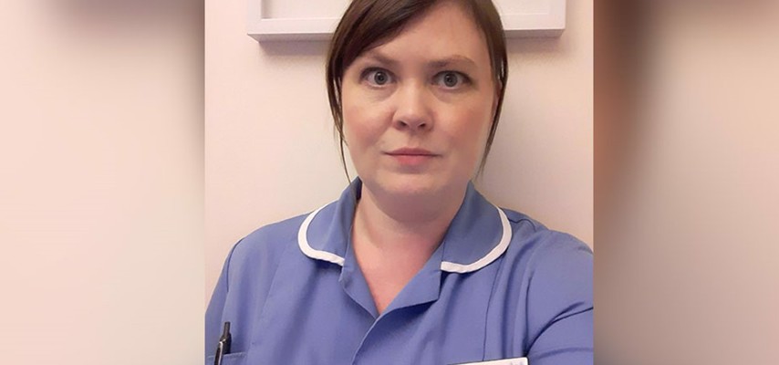 evel 3 Health and Social Care apprentice, Kimberley Heaney working at a GP Practice