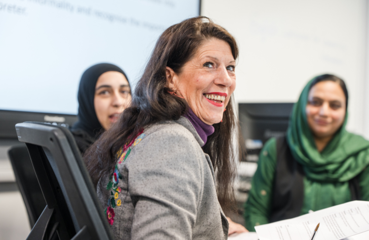 Adult learner at Bury College