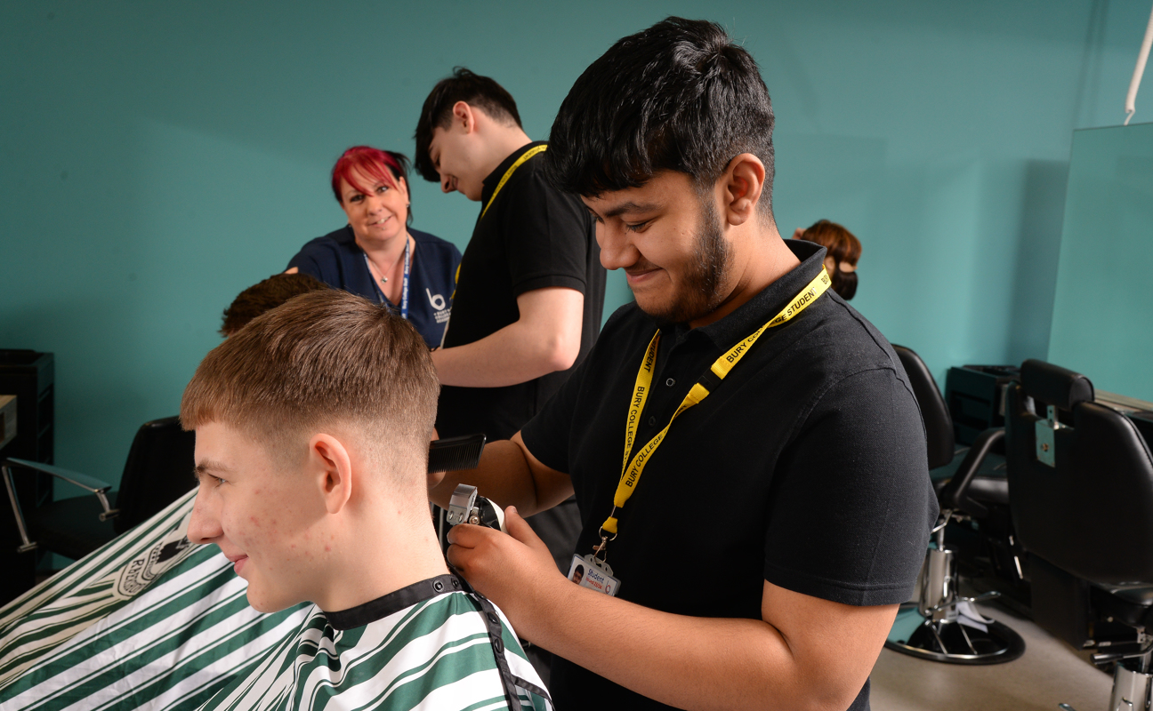 Bury College barbering