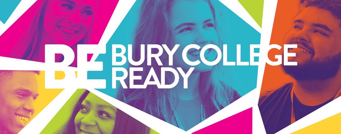 Be Bury College Ready Banner