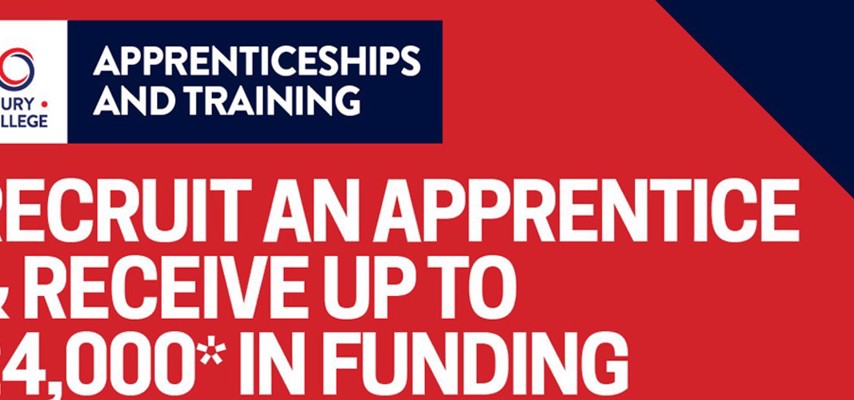 Recruit an apprentice and receive up to £4000 in funding. Subject to criteria