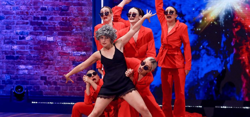 Former Bury College Performing Arts student performing on The Greatest Dancer