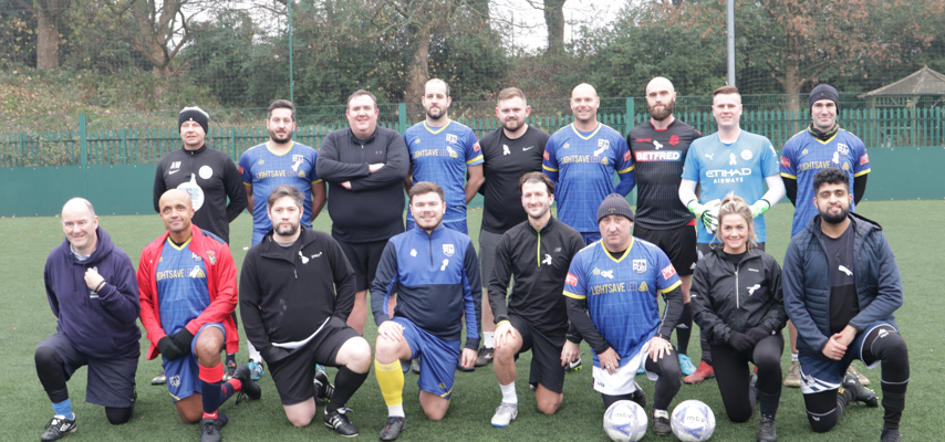 White ribbon Campaign - Staff Football team