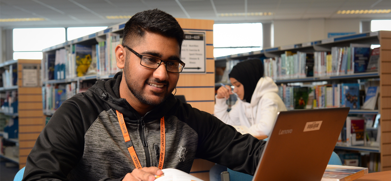 Students in the Library Resource Centre