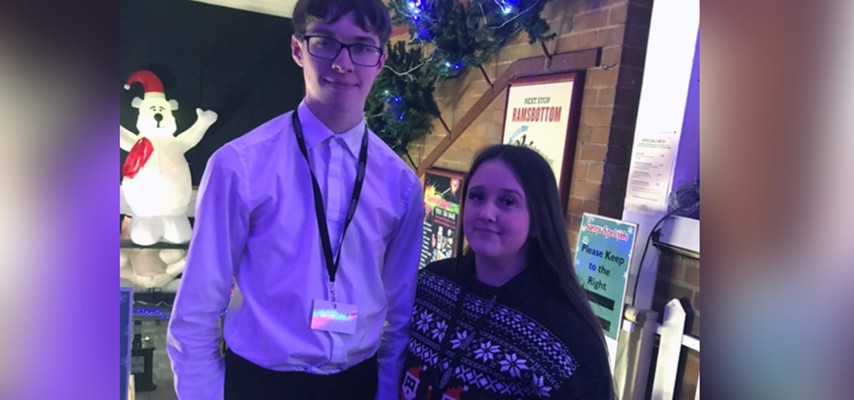 Bury College Travel students at the East Lancashire Railway