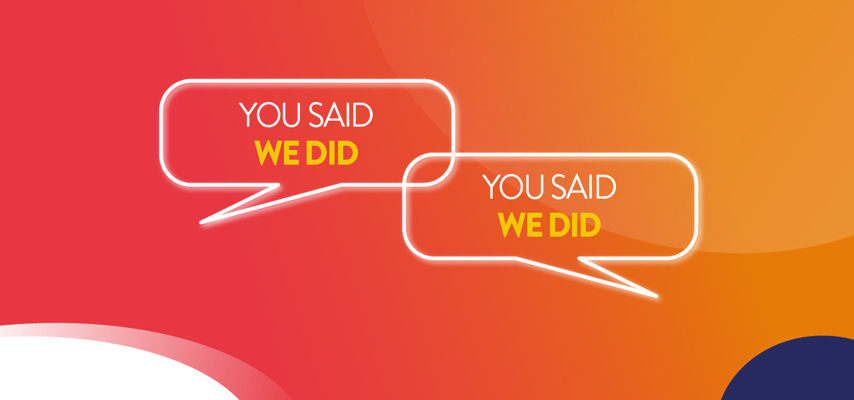 You Said We Did